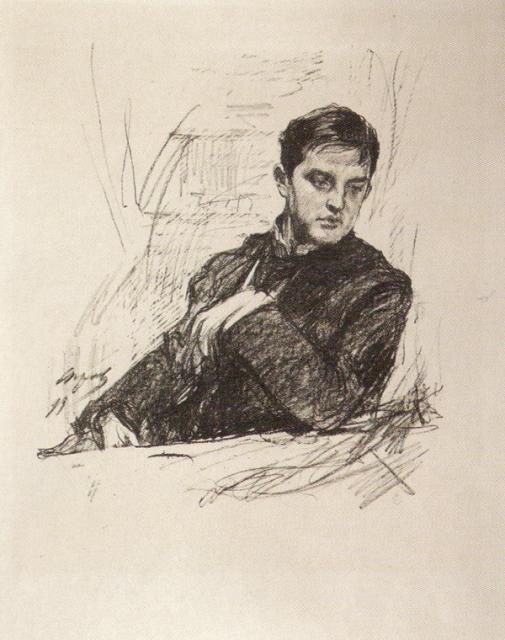 Серов В.А. Портрет Д.В.Философова. 1899.  ГРМ